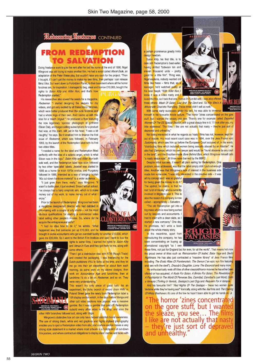 Skin Two Magazine 2000
