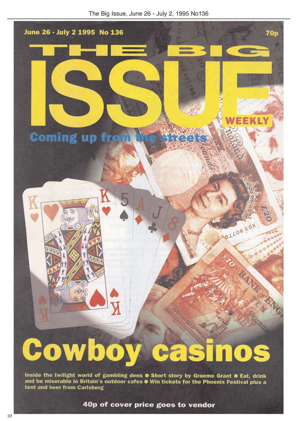 The Big Issue, June 26 - July 2, 1995 No136 - Page 01