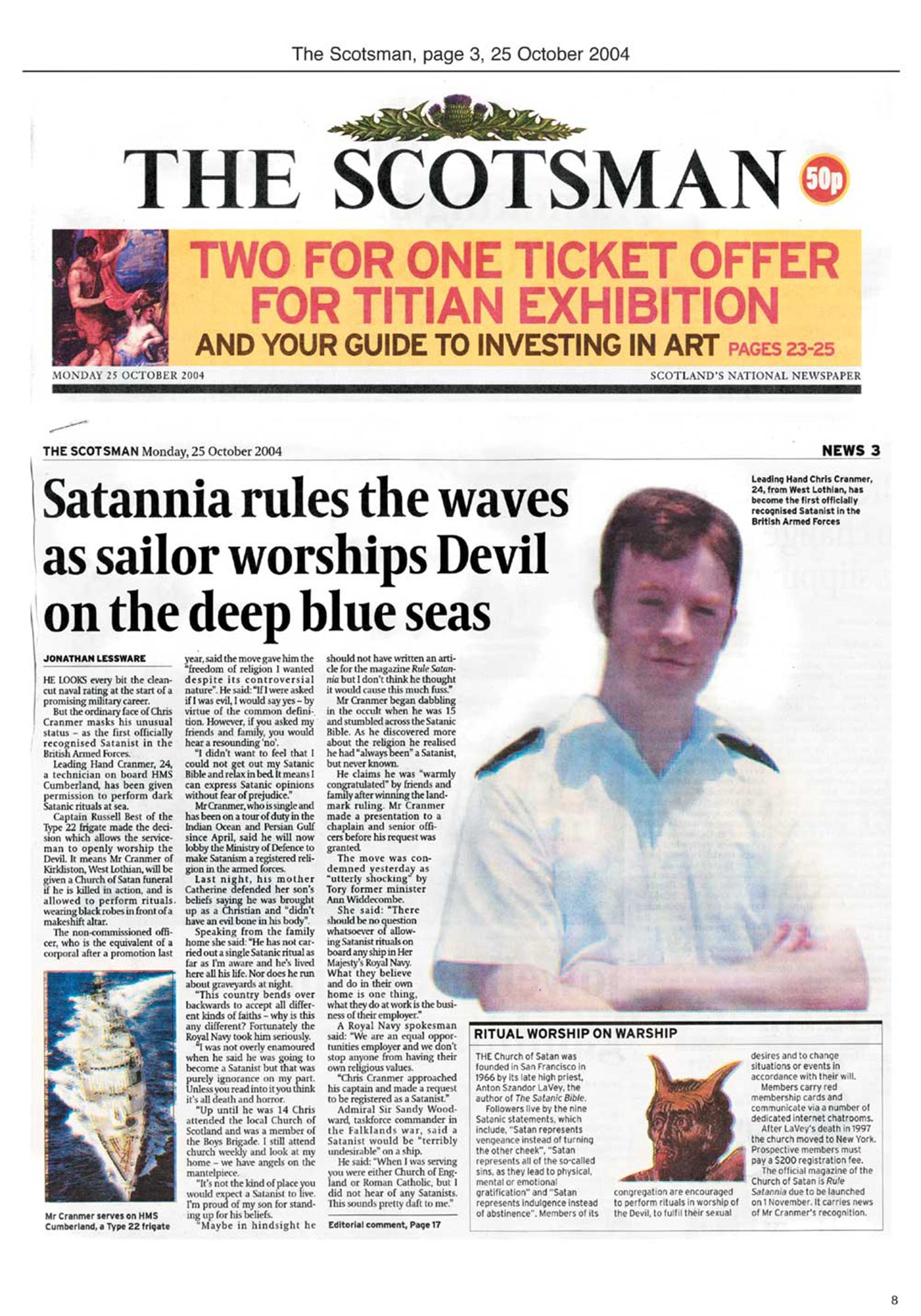 The Scotsman October 2004